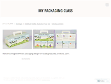 Tablet Screenshot of mypackagingclass.com